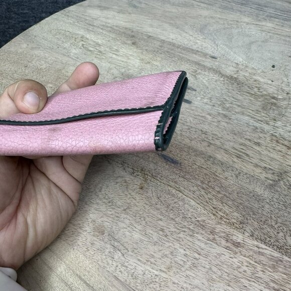 Kate‎ Spade New York Pink Pebbled Leather Bi-Fold Wallet Card holder - Picture 2 of 10